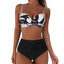 RUUHEE High Waist Bikini 2023 Woman Swimsuit Women Swimwear Bathing Suit Padded Push Up Ruched Swimsuit Women Bikini Set - Slobuy