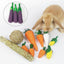 Rabbit Chew Toy Tooth Cleaning Bite Grind Teeth Toy Corn Carrot Woven Balls Small Animal Accessories Rabbit Pet Supplies - Slobuy