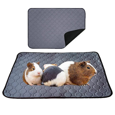 Rabbit Guinea Pig Cage Liner Small Pet Items Waterproof Anti Slip Bedding Mat Highly Absorbent Pee Pad for Hamsters Accessories - Slobuy