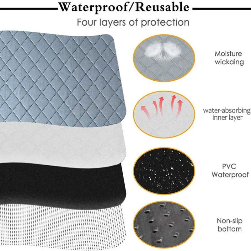 Rabbit Guinea Pig Cage Liner Small Pet Items Waterproof Anti Slip Bedding Mat Highly Absorbent Pee Pad for Hamsters Accessories - Slobuy