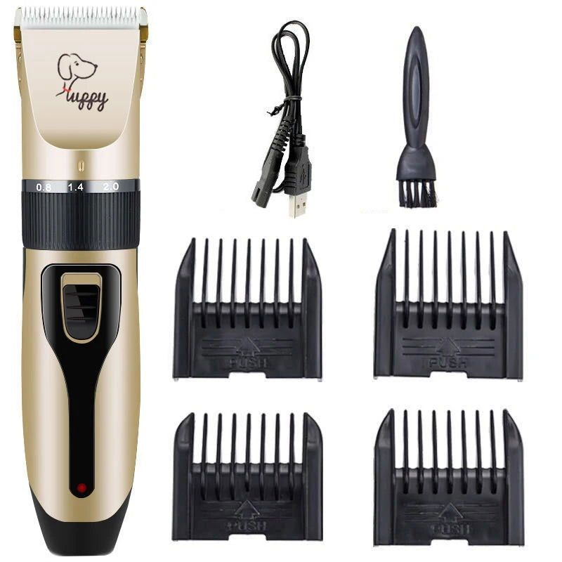 Dog Clipper Dog Hair Clippers Grooming (Pet/Cat/Dog/Rabbit) Haircut Trimmer Shaver Set Pets Cordless Rechargeable Professional - Slobuy