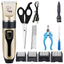 Dog Clipper Dog Hair Clippers Grooming (Pet/Cat/Dog/Rabbit) Haircut Trimmer Shaver Set Pets Cordless Rechargeable Professional - Slobuy