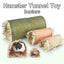 Rabbit Hideaway Toy Grass Straw Bunny Tunnel Hamster Accessories for Guineapig Chinchilla Ferret Rats Rodent Cage - Slobuy