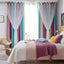 Rainbow Hollow-Out Star Blackout Curtains for Girl Kid Nursery Bedroom and Living Room Double Layer Window Cute Grommet Curtains - Slobuy