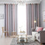 Rainbow Hollow-Out Star Blackout Curtains for Girl Kid Nursery Bedroom and Living Room Double Layer Window Cute Grommet Curtains - Slobuy