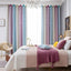 Rainbow Hollow-Out Star Blackout Curtains for Girl Kid Nursery Bedroom and Living Room Double Layer Window Cute Grommet Curtains - Slobuy