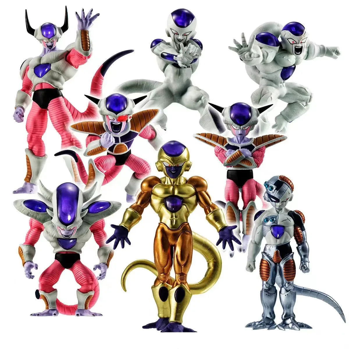 Random one pc Dragon Ball Z Frieza PVC Action Figure Collection Model Toys 8-12cm - Slobuy