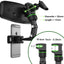 Rearview Mirror Phone Holder, 360° Rotatable and Retractable Car Phone Mount, Multifunctional Rear View Mirror Holder for All C - Slobuy