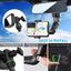 Rearview Mirror Phone Holder, 360° Rotatable and Retractable Car Phone Mount, Multifunctional Rear View Mirror Holder for All C - Slobuy
