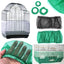 Receptor Seed Guard Nylon Mesh Bird Parrot Cover Soft Easy Cleaning Nylon Airy Fabric Mesh Bird Cage Cover Seed Catcher Guard - Slobuy