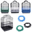 Receptor Seed Guard Nylon Mesh Bird Parrot Cover Soft Easy Cleaning Nylon Airy Fabric Mesh Bird Cage Cover Seed Catcher Guard - Slobuy