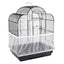 Receptor Seed Guard Nylon Mesh Bird Parrot Cover Soft Easy Cleaning Nylon Airy Fabric Mesh Bird Cage Cover Seed Catcher Guard - Slobuy