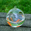 Round/Rectangle Shape Hanging Glass Aquarium Fish Tank Fish Bowl Transparent Vase Ornament With Rack Holder Home Decoration - Slobuy