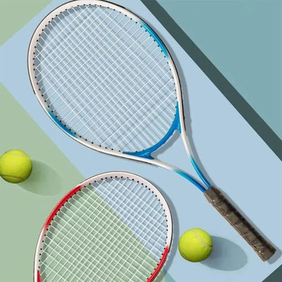 Red Blue Child Tennis Racket Training Professional Tennis Racquet Parent Child Interactive Shockproof Beginner Racquet Unisex - Slobuy