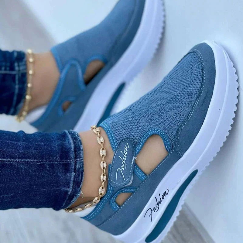 Red Sneakers Women Shoes Woman Tennis Shoes Canvas Shoe Female Casual Shoes Ladies Sport Shoes Platform Sneaker Hollow Out Shoes - Slobuy