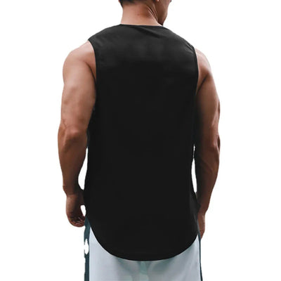 Red Spider Printed Summer Quick Dry Gym Tank Top Mens Bodybuilding Vest Mesh Fitness Sleeveless T Shirt Muscle Workout Clothing - Slobuy