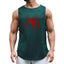 Red Spider Printed Summer Quick Dry Gym Tank Top Mens Bodybuilding Vest Mesh Fitness Sleeveless T Shirt Muscle Workout Clothing - Slobuy