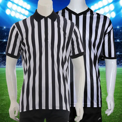 Referee Uniform Professional Men Football Referee Shirt T-shirt Sporting Goods Collared Referee Shirt Soccer Basketball Jerseys - Slobuy