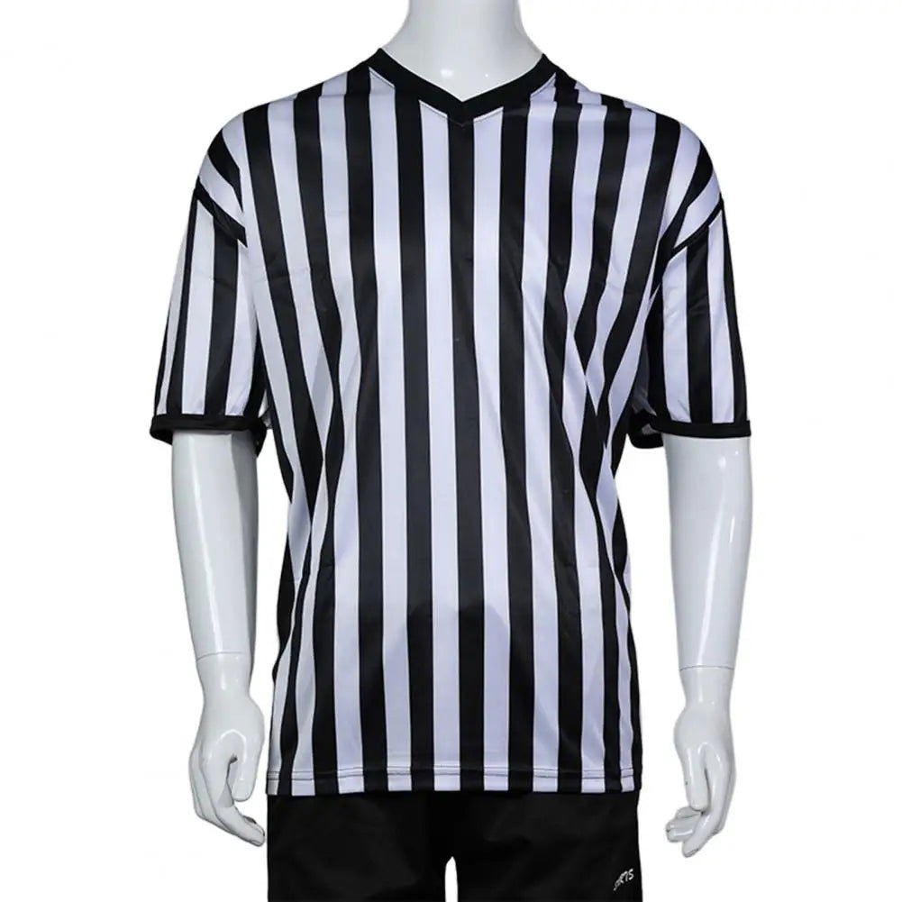 Referee Uniform Professional Men Football Referee Shirt T-shirt Sporting Goods Collared Referee Shirt Soccer Basketball Jerseys - Slobuy