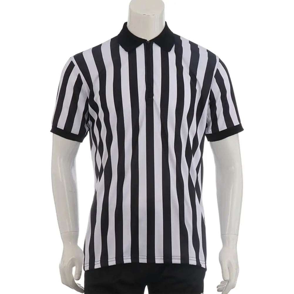 Referee Uniform Professional Men Football Referee Shirt T-shirt Sporting Goods Collared Referee Shirt Soccer Basketball Jerseys - Slobuy