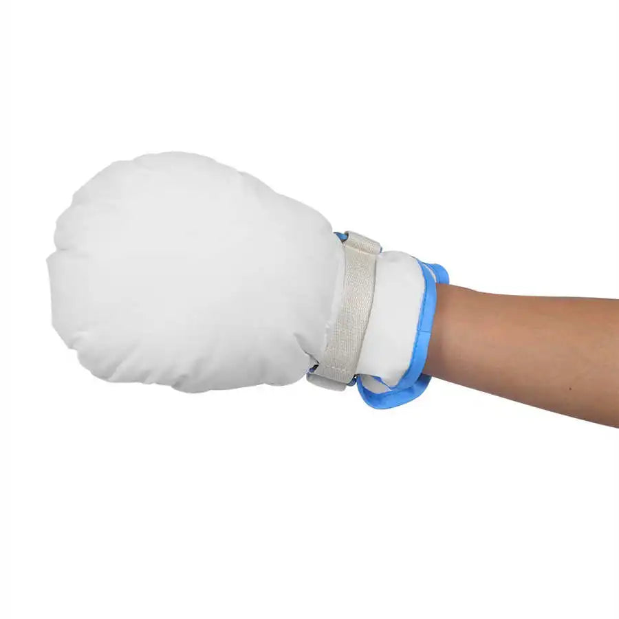 Rehabilitation Finger Gloves Brace Breathable Anti-Slip Auxiliary Fixed Gloves for Elderly Disabled Patient Hand Training Gloves - Slobuy