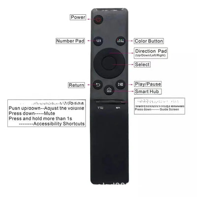 Remote Control TV Bn59-01259b E C D 01275a 01244a 01244d Audio Video Appliance Accessories - Slobuy