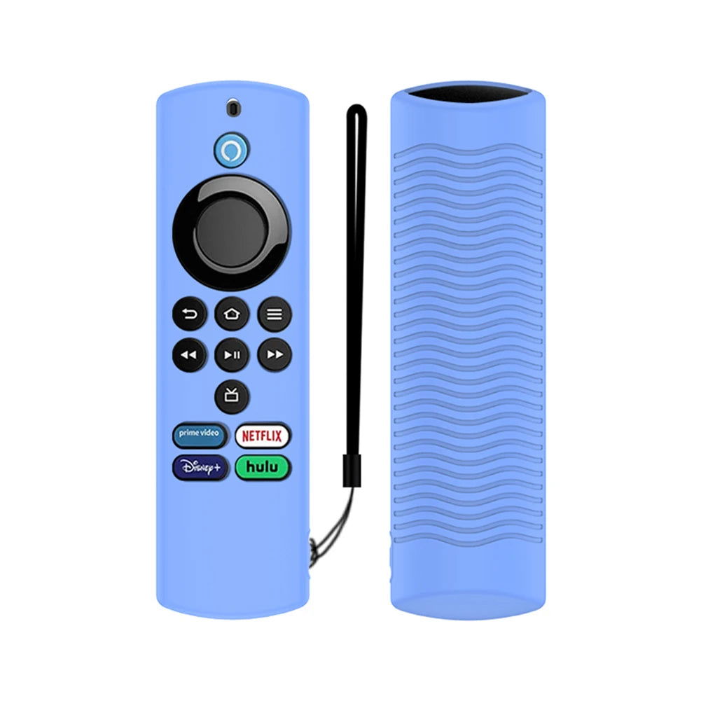 Remote Controller Cover with Lanyard Drop-proof Protector for Amazon Fire TV Stick Lite Television Accessories - Slobuy