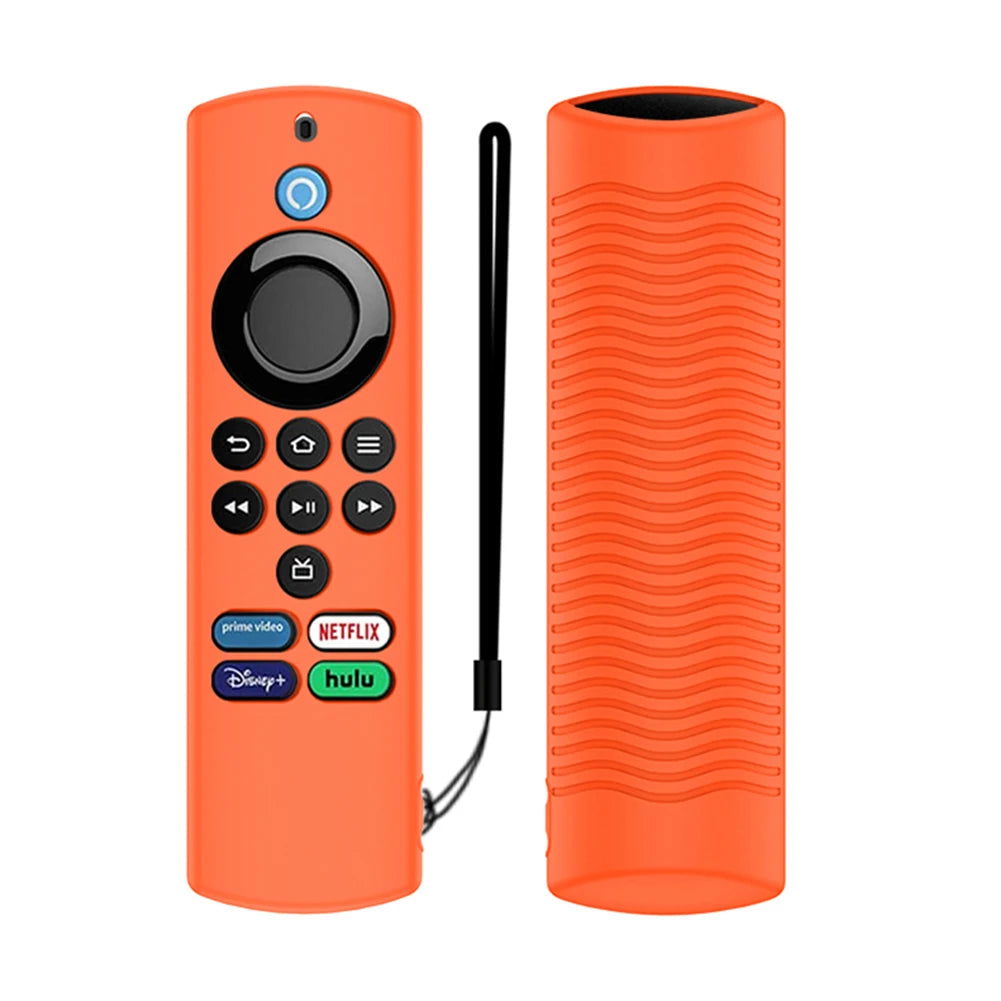 Remote Controller Cover with Lanyard Drop-proof Protector for Amazon Fire TV Stick Lite Television Accessories - Slobuy