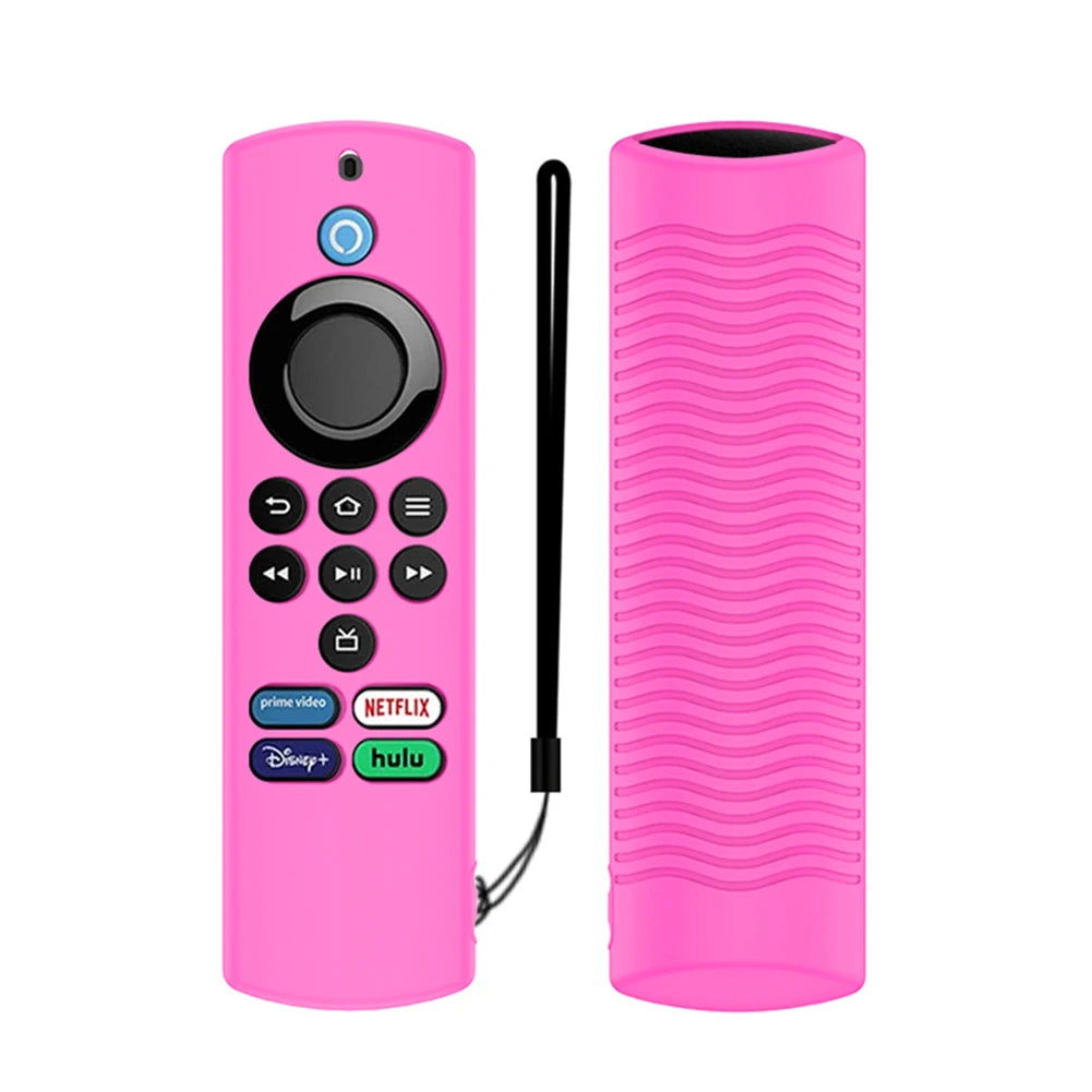 Remote Controller Cover with Lanyard Drop-proof Protector for Amazon Fire TV Stick Lite Television Accessories - Slobuy