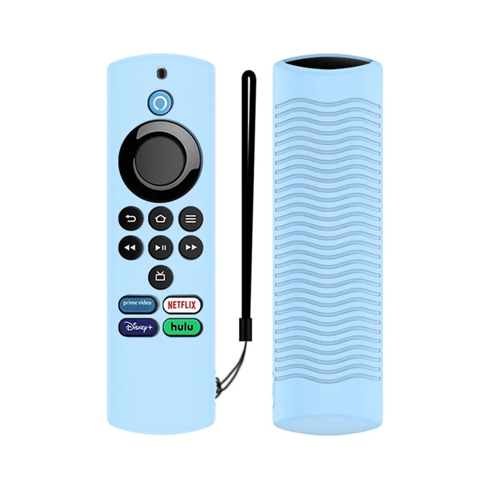 Remote Controller Cover with Lanyard Drop-proof Protector for Amazon Fire TV Stick Lite Television Accessories - Slobuy