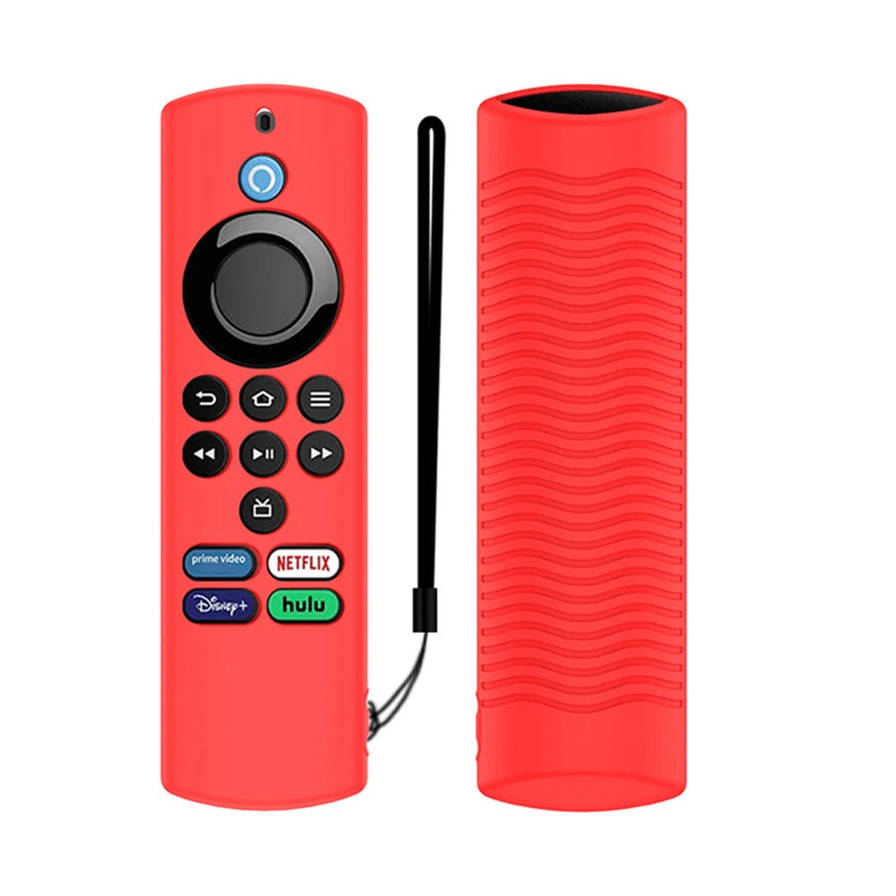 Remote Controller Cover with Lanyard Drop-proof Protector for Amazon Fire TV Stick Lite Television Accessories - Slobuy