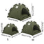 Removable Pet Tent Bed Cat Cushions Washable Soft Cat Teepee Bed Breathable Polyester Cats House Camping - Slobuy