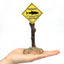 Resin Aquarium Decoration Ornaments Artificial Shark Warning Sign Landscaping Accessories for Fish Tank Aquarium Background - Slobuy