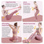 Resistance Bands 4-Tube Yoga Pedal Puller Resistance Band Elastic Pull Rope Fitness Equipment for Abdomen Waist Arm Training - Slobuy