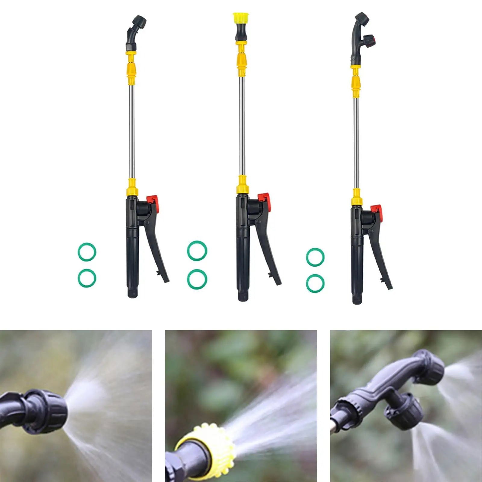 Retractable Sprayer Rod Stainless Steel Watering Wand Sprayer Extension Rod for Outdoor Watering Hanging Plants Garden Tree - Slobuy