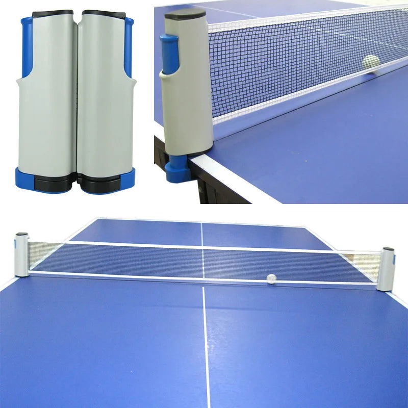 Retractable Table Tennis Net Portable Ping Pong Net 175cm Scalable Suit for any Table - Slobuy