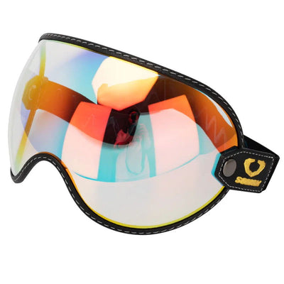 Retro Motorcycle Goggles Bubble Visor Outside Riding UV Protection Windshield Colorful Vintage for Half Face Helmets - Slobuy