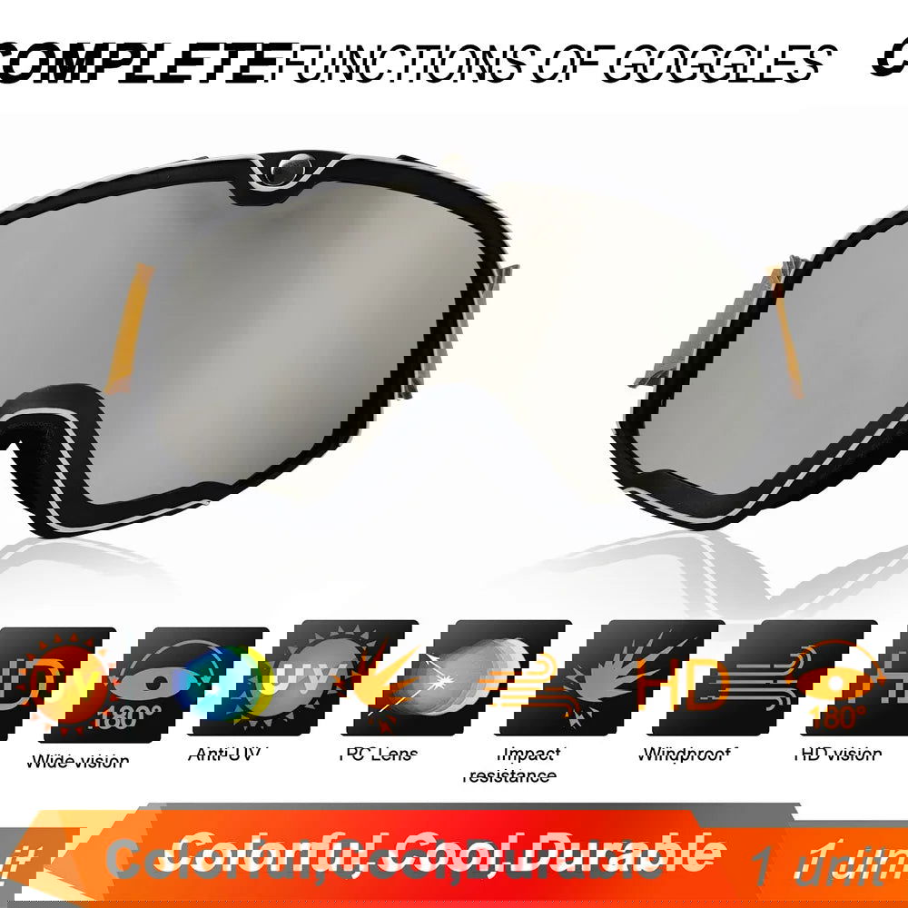 Retro Motorcycle Goggles Glasses Motocross Sunglasses Vintage Helmet Cycling Racing Cafe Racer Chopper,Ship within 24 hours - Slobuy