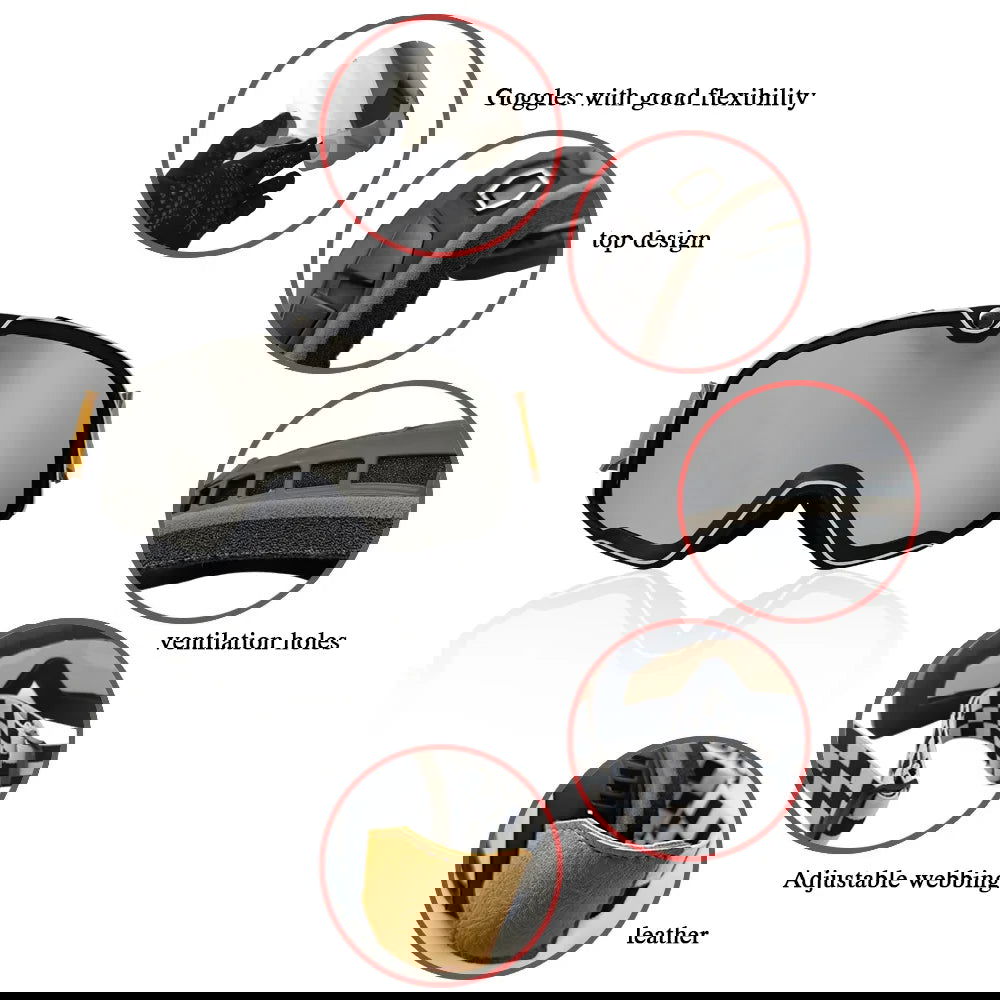Retro Motorcycle Goggles Glasses Motocross Sunglasses Vintage Helmet Cycling Racing Cafe Racer Chopper,Ship within 24 hours - Slobuy
