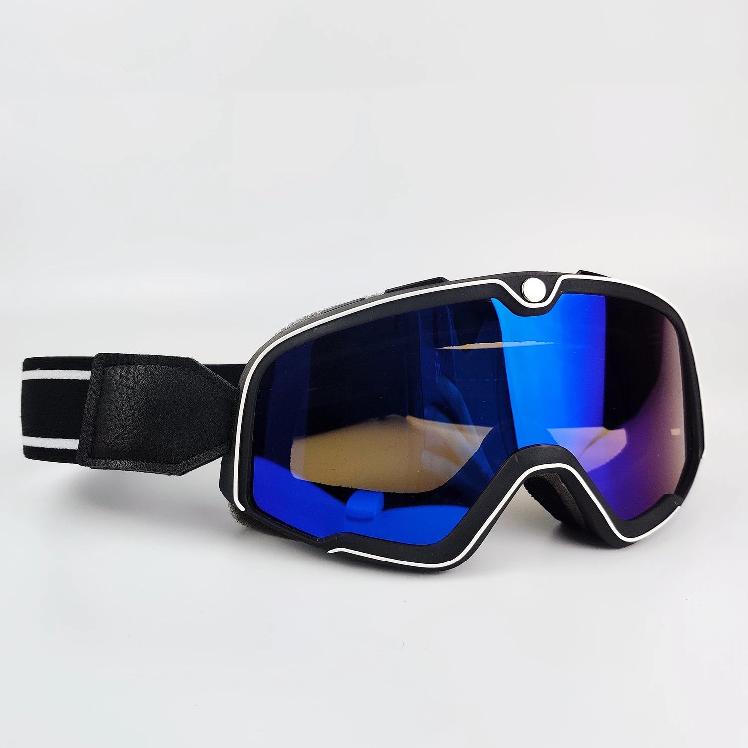 Retro Motorcycle Goggles Glasses Motocross Sunglasses Vintage Helmet Cycling Racing Cafe Racer Chopper,Ship within 24 hours - Slobuy