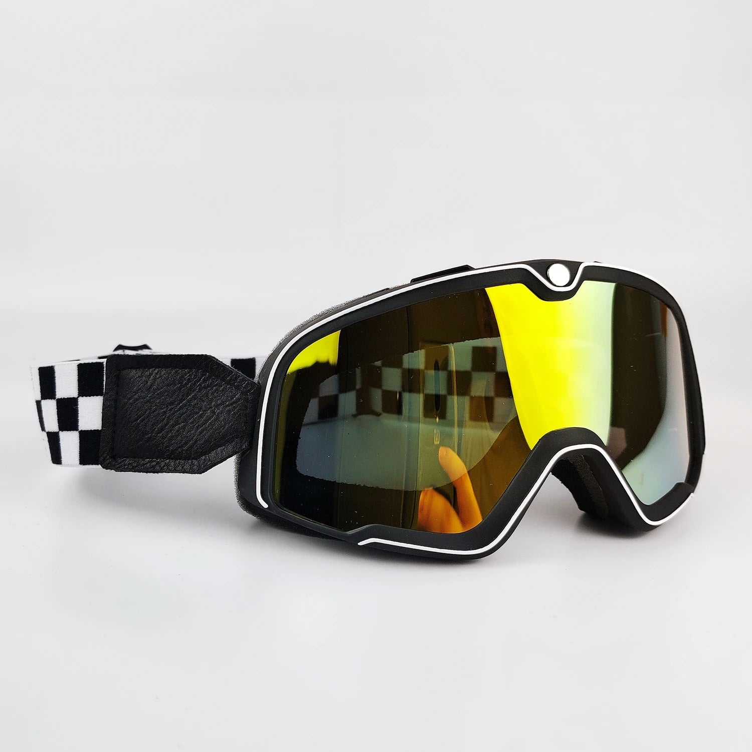 Retro Motorcycle Goggles Glasses Motocross Sunglasses Vintage Helmet Cycling Racing Cafe Racer Chopper,Ship within 24 hours - Slobuy