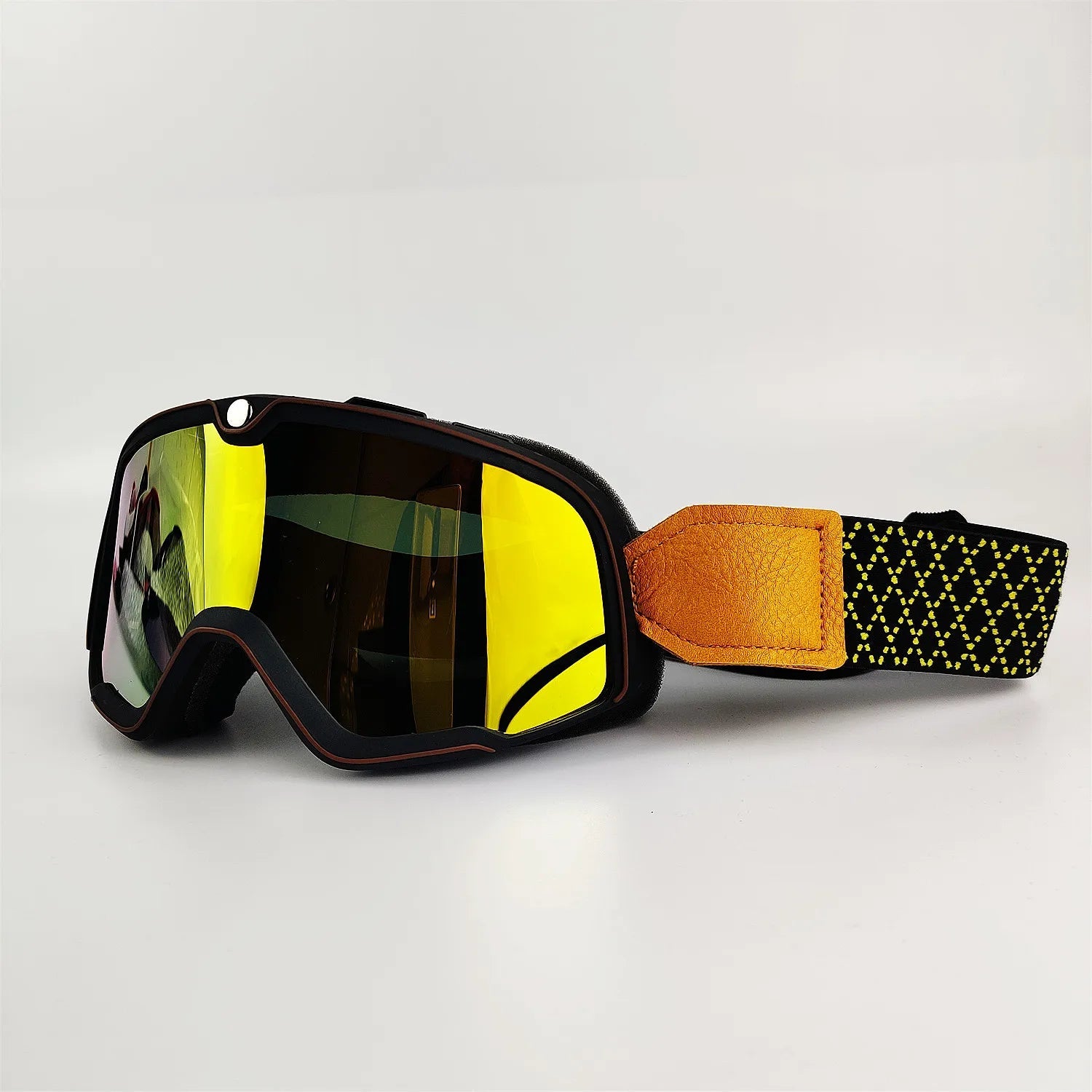 Retro Motorcycle Goggles Glasses Motocross Sunglasses Vintage Helmet Cycling Racing Cafe Racer Chopper,Ship within 24 hours - Slobuy