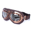 Retro Motorcycle Goggles Glasses Vintage Moto Classic Goggles for Harley Pilot Steampunk ATV Bike Copper Helmet - Slobuy