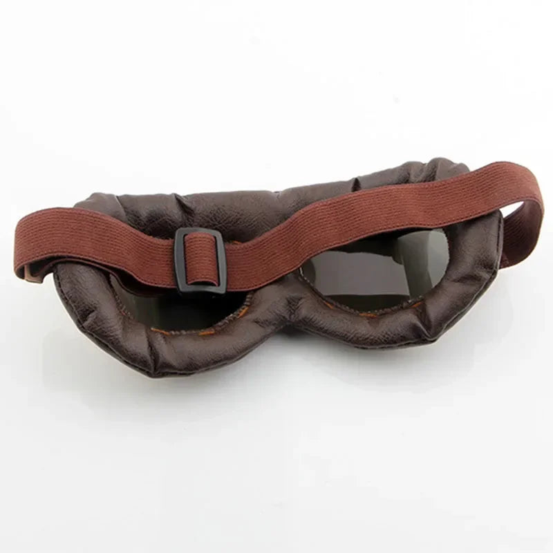 Retro Motorcycle Goggles Glasses Vintage Moto Classic Goggles for Harley Pilot Steampunk ATV Bike Copper Helmet - Slobuy