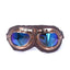 Retro Motorcycle Goggles Glasses Vintage Moto Classic Goggles for Harley Pilot Steampunk ATV Bike Copper Helmet - Slobuy
