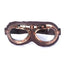Retro Motorcycle Goggles Glasses Vintage Moto Classic Goggles for Harley Pilot Steampunk ATV Bike Copper Helmet - Slobuy
