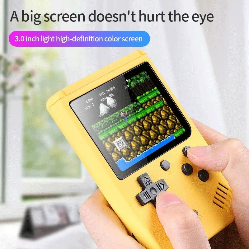 Retro Portable Mini Handheld Video Game Console 8 Bit 3.0 Inch Color LCD Kids Color Game Player Built in 500 Games - Slobuy