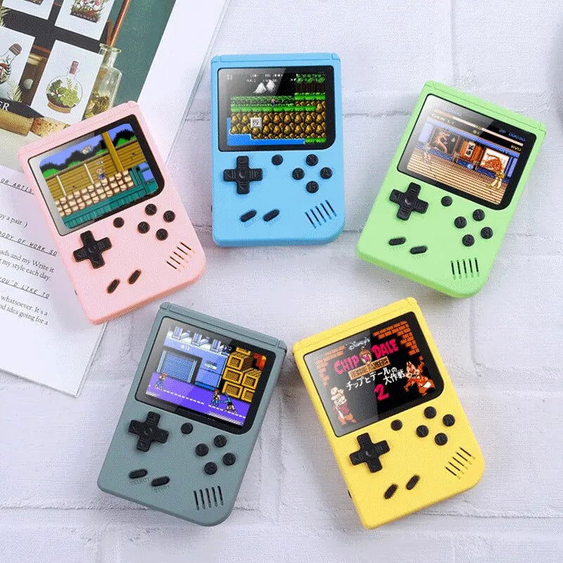 Retro Portable Mini Handheld Video Game Console 8 Bit 3.0 Inch Color LCD Kids Color Game Player Built in 500 Games - Slobuy