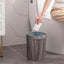 Retro Wood Grain Trash Can Living Room Waste Basket Creative Office Toilet Paper Basket Bathroom Bedroom Supplies - Slobuy
