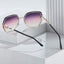 Rhinestone Decor Rimless Fashion Sunglasses For Women Men Casual Gradient Glasses For Summer Beach Party, UV400 - Slobuy